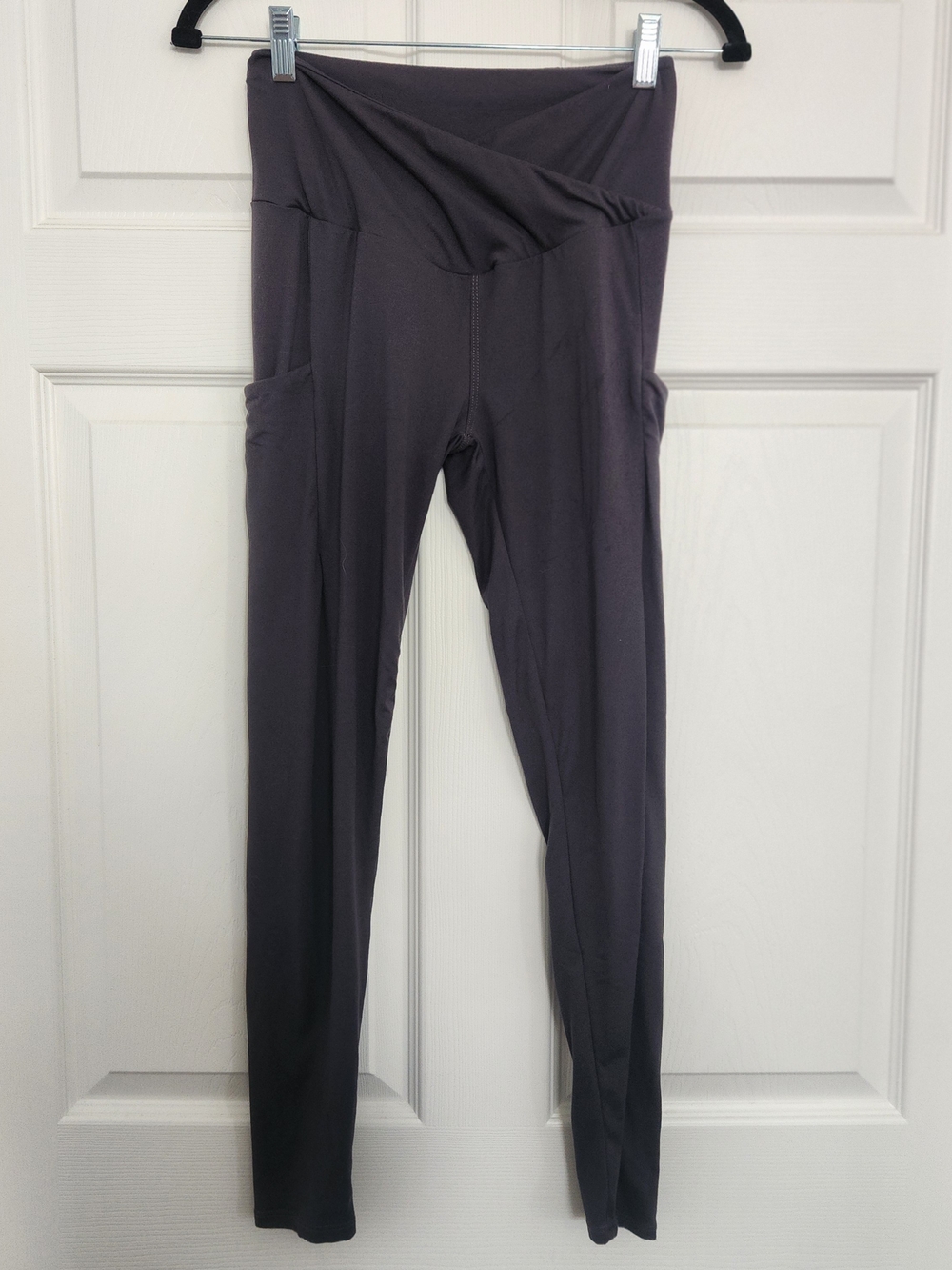 High-Waist Pocket Leggings in Slate Gray